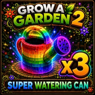 SUPER WATERING | GROW A GARDEN 2