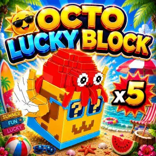 5x Octo Lucky Block