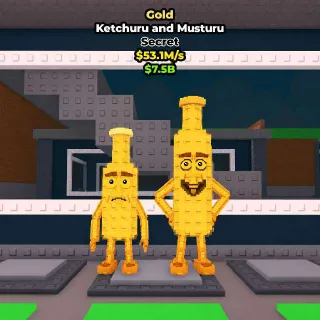 GOLD Ketchuru And Mosturu | STEAL A BRAINROT