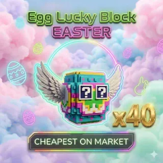 40x EGG LUCKY BLOCK 🥚