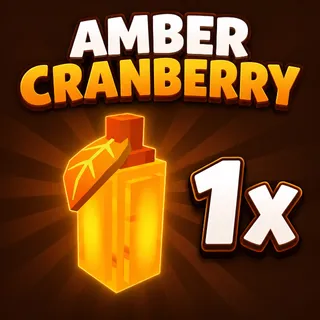 1x AMBER CRANBERRY