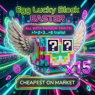 15x EGG LUCKY BLOCK ❗