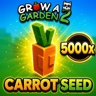 5000X CARROT SEED | GROW A GARDEN 2