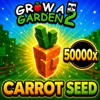 50000X CARROT SEED | GROW A GARDEN 2