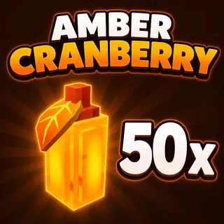 AMBER CRANBERRY