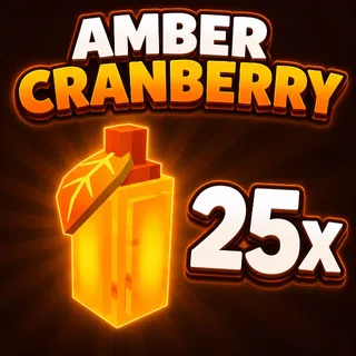 AMBER CRANBERRY