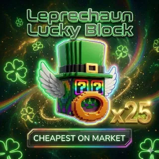 25x Leprechaun Lucky Block 🍀