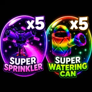 5X SUPER SPRINKLER + 5X SUPER WATERING