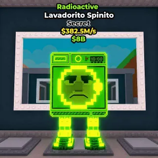 RADIOACTIVE Lavadorito Spinito | STEAL A BRAINROT