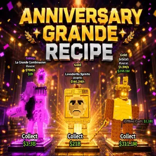 ANNIVERSARY GRANDE RECIPE