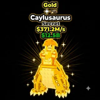 GOLD CAYLUSAURUS