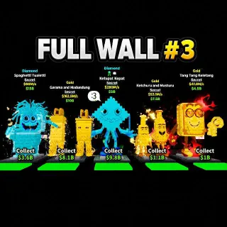 FULL WALL #3 | STEAL A BRAINROT