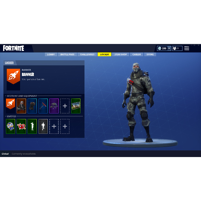 fortnite pc acc have 5 wins and twichprime pack and 200 vbucks - fortnite 200 v bucks emotes