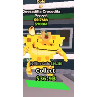 gold quesadilla crocodilla