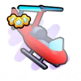 shiny helicopter hoverboard