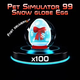 snow globe egg