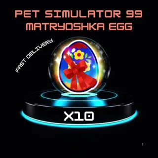 Matryoshka Egg x10