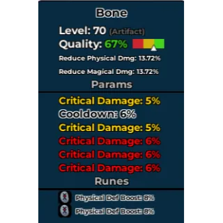 cursed dps bone