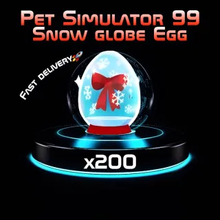 snow globe egg