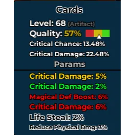 dungeon leveling cursed cards