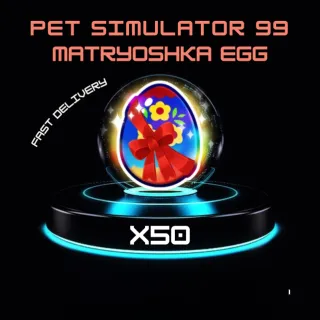 Matryoshka Egg x50