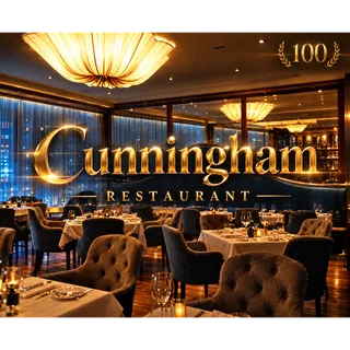 $100.00 Cunningham Restaurant Gift Card 