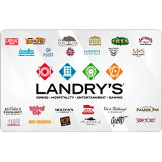 $100.00 USD landry's Gift Card