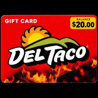 $20.00 Del Taco Gift Card