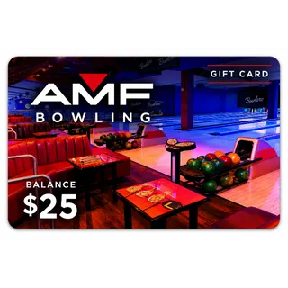 $25.00 USD AMF BOWLING GIFT CARDS