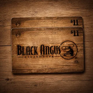 $11.64 USD Black Angus Steakhouse Gift Card(Instore Use Only)