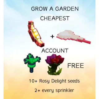 Fossilight x2 + Elephant Ears x2 ROBLOX ACCOUNT - GROW A GARDEN
