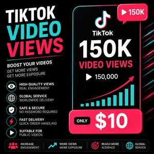 150,000 TikTok Video Views