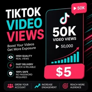 TikTok Video Views 50K