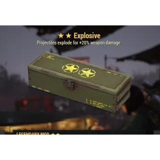 EXPLOSIVE 2 star legendary mod 