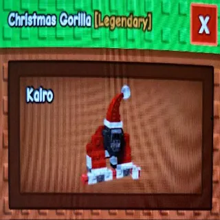 Christmas Gorilla