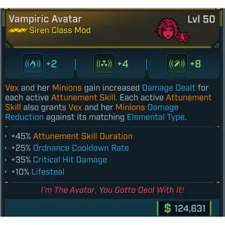 Borderlands 4 Vampiric Avatar
