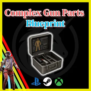 Complex Gun Parts Blueprint