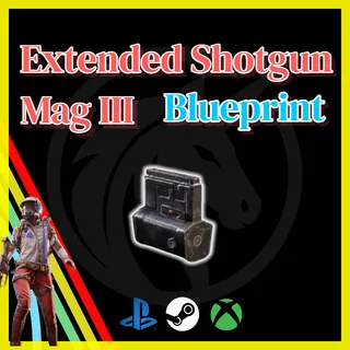 Extended Shotgun Mag III Blueprint