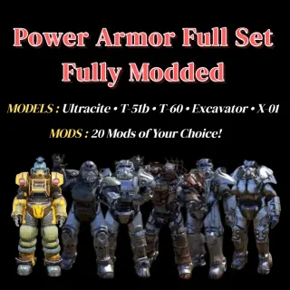 Power Armor + 20x Mods