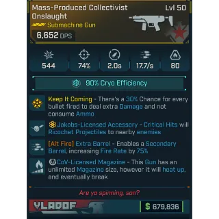 Borderlands 4✅Collectivist Onslaught Jakobs AF COV✅PC/PS4/PS5/XBOX