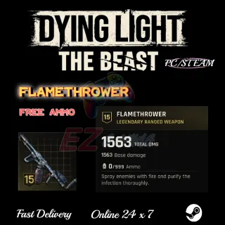 Dying Light The Beast FLAMETHROWER