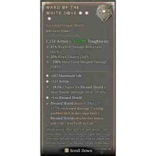 WARD OFTHE WHITE DOVE