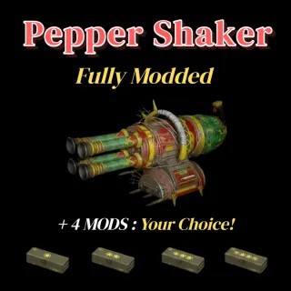 Pepper Shaker + 4 Mods