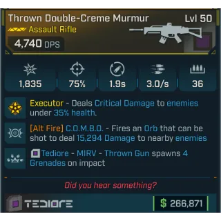 Borderlands 4 Thrown Double-Creme Murmur
