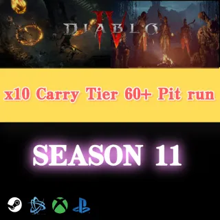 x10 Tier 60 Pit run