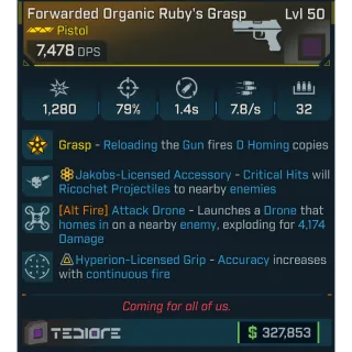 Borderlands 4✅Ruby's Grasp AF Jakobs Hyperion Grip Accuracy✅PC/PS4/PS5/XBOX