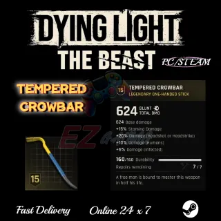 Dying Light The Beast TEMPERED CROWBAR