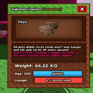 Nightmare Capybara Huge