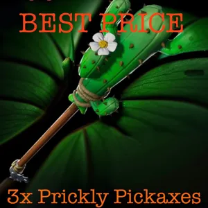 Three Prickly Pickaxe Fortnite (Great for Resell!)