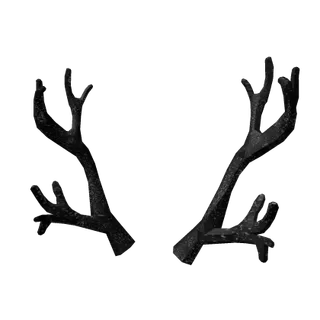 Black Iron Antlers